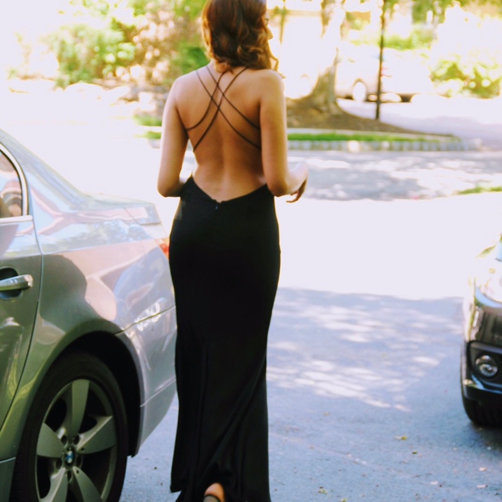 Sexy Black Prom Dress